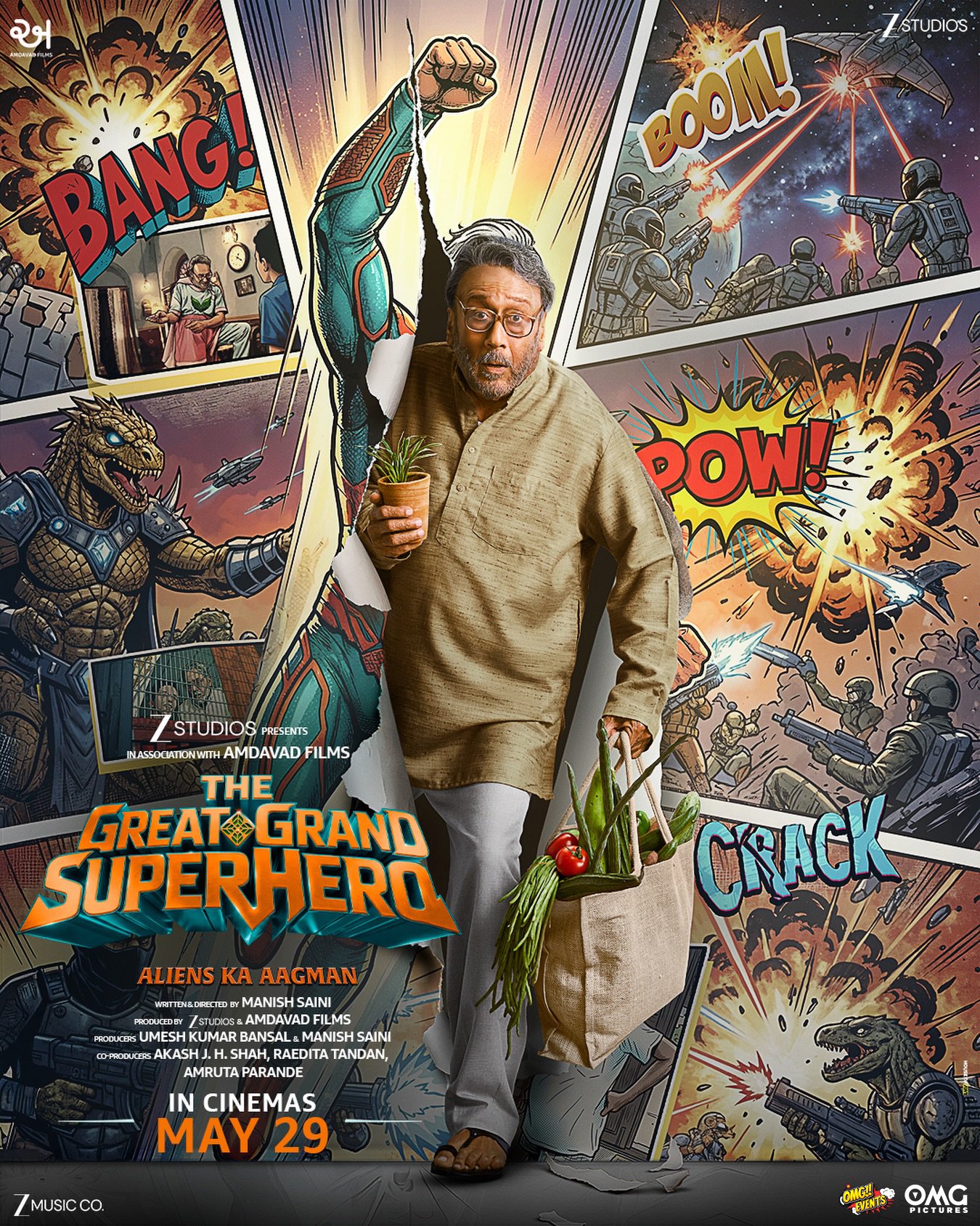 The Great Grand Superhero – Aliens Ka Aagman poster